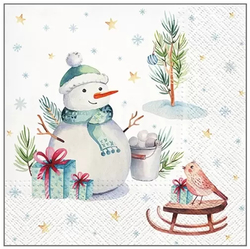 Napkins Christmas snowman