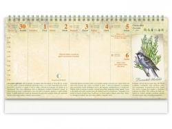 Stolní bylinkový kalendář 2025 - Zahradníkův rok 