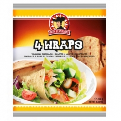 Whole grain tortillas 250g