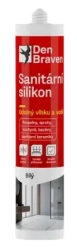 Den Braven 30212RL - Neutralny silikon sanitarny (280ml) BIAŁY