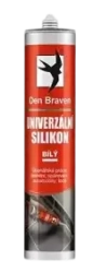 Den Braven Univerzální silikon, kartuše 280 ml, bílý