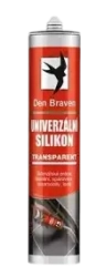 Den Braven Univerzální silikon, kartuše 280 ml, transparentní