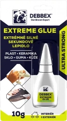 Extremely strong instant glue EXTREME GLUE 10 g transparent can