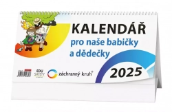 Kalendář pro naše babičky a dědečky 2025 - stolní