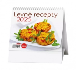 Levné recepty 2025 - stolní kalendář 