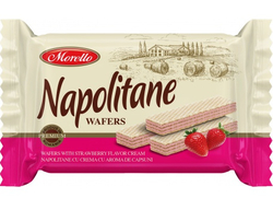 Neapolitanische Waffeln mit Erdbeercreme 75 g