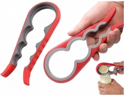 Bottle opener 4 in 1 red