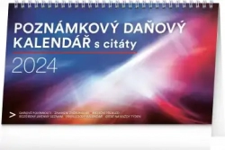 Desk calendar Tax memo with quotes 2024, 25 × 14.5 cm