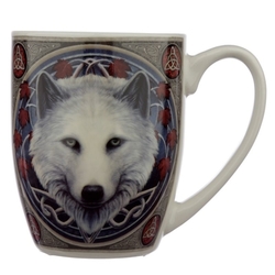 Porcelain mug Wolf Protector of Autumn (Taufnaus)